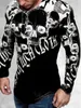 3D Gothic Pattern Printing Mens Skulls TShirts Long Hop Oversized Tops Plus Size Male Clothing Loose Casual TeesY2K Pullover 240130