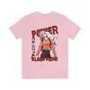 Herren T-Shirts Chainsaw Man Power With Cat Anime T-Shirts Niedliche Tops T-Shirts Kawaii Unisex T-Shirt Japanische Manga Denji Aki Makima Übergroße