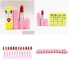 Lippenstift Make-up Lippenstift einfach zu tragen Feuchtigkeitscreme 12 Farbe Coloris Kosmetik Make-up Großhandel Lippenstift Matte Drop Lieferung Gesundheit Beau Dhf04