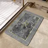 バスルームの敷物柔らかい珪藻土床床マットスーパー吸収トイレカーペットドアフットマットバスノンスリップラバーシャワーラグパッド240130