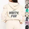 White Fox-Trainingsanzug, Designer-Damen-White-Fox-Hoodie-Sets, zwei 2-teiliges Set für Damen, Kleidungsset, sportliche langärmelige Pullover-Kapuzen-Trainingsanzüge