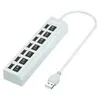 Hubs USB Hub 7 ports MTI Splitter Adaptateur d'alimentation Mtiple Expander avec interrupteur marche/arrêt pour PC portable Accessoires de livre Drop Delivery Compute Otkd0