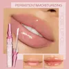 Lip Gloss Clear Temperature Color Alteração de cosméticos Óleo Linhas impermeabilizadas por longa duração reduzindo 5ml hoistur u0u9