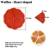 Baking Moulds 4 Or 5 Cells Silicone Waffle Mold Checkered Cake Bakeware Tray Cookie Tools Chocolate Muffin Mould