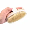 Bath Brushes Sponges Scrubbers Stock Bathing Brush Soft Natural Bristle The Spa Dry Skin Without Handle Wooden Shower Exfoliating Body Otbc5