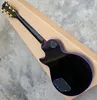 hot Custom electric guitar Purple Sun Blast gold hardware mahogany body