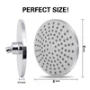 360° Swivel Rainfall Shower Head 8 Inch Ultra-Thin Pressure Boosting Water Saving Showerhead Adjustable Replacement for Bathroom 240202