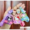 Sieraden Cartoon Bloemen Kuromi Charms Sleutelhanger Rugzak Sleutelhanger Accessoires Hanger Drop Delivery Baby Kids Moederschap Ot3Og Dh4Oh