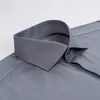 Windsor Collar French Cuff Dress Shirt Fashion Men's Long Sleeve Luxury Business Formal Shirts Covered Button Cufflink 240126