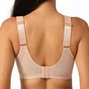 Bras Women's Smooth Sexy Full Coverage Wire Free Non Padded Bra Plus Size Lace Bralette 36 38 40 42 44 46 48 50 B C D E F Cup