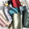 Scarves 19MM 2024 Silk Small Scarf Women Office Lady Spring Summer Natural Fabric Soft&Warm High Quality