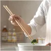 Chopsticks 2Pairs/4Pairs Pot Cooking Sticks Utensil Anti Scald Noodles Fried Kitchen Tool Durable Home Super Long Drop Delivery Garden Otw1T