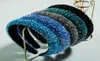 Vender strass acolchoados headbands de cristal cheio de luxo designer faixas de cabelo bejewled mulheres diamante headband designer de moda hea5789843