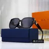 Designer modieuze damesbril Hoogwaardige zonnebril met groot frame Populair op internet Straatopnamen Afslanken UV-bestendige zonnebril APHO