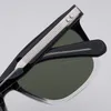 Sunglasses Fashion Japanese HERBIE Acetate Square Big Face Uv400 Glasses Men Classical Original Prescription Eyewear