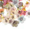 Dekorativa blommor 100st mini blommahuvuden faux konstgjorda afrikanska tusensköna diy material
