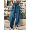 Pantaloni di abbigliamento da donna firmati Tasca in tinta unita Pantaloni casual da donna Pantaloni elastici Pantaloni da campo Pantaloni larghi da donna Pantaloni estivi da donna Pantaloni casual da donna1T7G