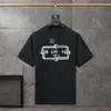 パリメンズTシャツヨーロッパフランスラグジュアリーアルファベットグラフィック印刷ロゴファッションメンズ半袖Tシャツ女性用BBカジュアルコットンTシャツ大量8267