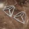 Dangle Earrings Arrival Shiny Rhinestone Triangle Style Earings For Women Fashion Jewelry Gorgeous Ladys' Daily Statement Accessories