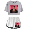 Sommer Damen Sets Kimberly Loaiza Kurzarm Crop Top + Shorts Trainingsanzüge Frauen Trainingsanzüge Zweiteilige Outfits Streetwear