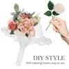 Fiori decorativi fiore artificiale bouquet dridesmaid arredamento per matrimoni cortigiano supporto artigiano Bridal