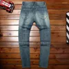 Herren Jeans Street Style Zipper Design Motorrad Für Männer Trendy Wild Stretch Slim Fit Skinny 2024 Retro Hosen