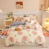 Bedding sets Thick Fleece Warm Flannel Coral Winter Duvet Cover Double Sided Velvet Bedding Set Single Double Queen King Size Quilt cover