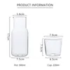 Water Bottles Drink Cup And Pot Set High Quality Borosilicate Glass For Nightstand Buffet Table Bar