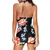 Damesbadmode gewatteerde maat Push Swim Plus kostuum badpak Up Womens Beachwear Vintage Sexy vrouwelijk badpak Monokini