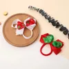 Accessori per capelli Fascia per capelli stile principessa natalizia per bambina Fasce super elastiche bianche e rosse per bambini nati