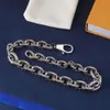 Märke smycken guld sier kvinnor herr charmiga män hip hop chokers s designer länk kedja mode pojkvän punk halsband med original presentförpackning louiselies vittonlies