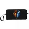 Cosmetic Bags Fashion Mortal Kombat Baraka Travel Toiletry Bag Women Fighting Game Makeup Beauty Storage Dopp Kit