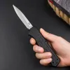 BM 14850 Auto Tactical Kniv D2 Black/Stone Wash Blad CNC Aviation Aluminiumhandtag utomhus Camping EDC Pocket Knives med detaljhandeln