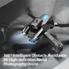 Drones M8 Intelligent Obstakel vermijden 4K High-Definition Antenne Gedaan 5G Lange uithoudingsvermogen Drone Speelgoed Cadeau YQ240217
