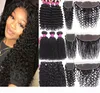 9A Peruwiańskie Virgin Hair Bundles z zamknięciem 4x4 Lace Closure lub 13x4 Ucha do ucha koronkowe zamknięcie przedniego splotu włosów z koronką 6570565