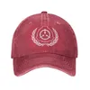 Casquettes de baseball personnalisées en coton branche d'olivier SCP Foundation, casquette de Baseball pour femmes et hommes, chapeau de papa réglable, Streetwear