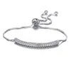 Braccialetti a maglie Bracciale tennis in pietra di cristallo di lusso per donna Catena arcobaleno Femme con zirconi Gioielli da sposa sposa 2024