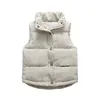 Crianças colete quente inverno meninas meninos engrossar colete de veludo outerwear crianças adolescentes jaquetas de algodão para 210 anos 240130