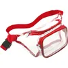أكياس في الهواء الطلق PVC Messenger Bag عالية السعة الجيب الشفافة للركض للرياضة