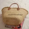 Totes swobodny wikliner tkany duża pojemność Tote rattan torebki Projektantki Summer Beach Straw Bags Lady Bali Big Basketki Bagh24217