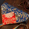 Ethnic Clothing Tibetan Thickened Double Layer Warp Cloth Cripture Book Bag Handwritten Table Pad Silk Satin Tablecloth Cover