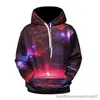 Herrtröjor tröjor rymd galax hoodies mens and womens hoodies 3d varumärke klädhuvtröja tryckt avslappnad sportjacka