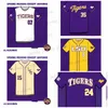 2023 Herren Custom LSU Tigers Baseball-Trikot Thatcher Hurd Griffin Herring Blake Money Christian Little Nate Ackenhausen Garrett Edwards Samuel Dutton Chase Shores