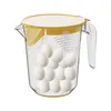 측정 도구 1L 컵 주방 베이킹 믹싱 달걀 반죽 그릇 액체 투수 더러스트 필터 뚜껑 소모품