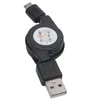 Einziehbares Ladekabel, Micro-USB-A-zu-2.0-B-Stecker, Datensynchronisation, Ladung für Android-Handys, Samsung, HTC, Motorola, Nokia