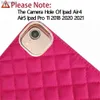 Custodie per tablet PC Borse Custodia Fonda per iPad 7th 8th 9th 10th Gen iPad Air4 Air5 Pro11 iPad 9.7 2017 2018 Custodia in pelle di agnello Smart Case iPad mini 4 5 6 CoqueL240217