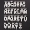 Mode Hip Hop Iced Out Bling Kubieke A-Z Drip Kroon Zirkoon Letters Kettingen Hanger Ketting Voor Mannen Sieraden 240131