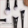 Kat Von D Makeup Brush Set Kit Foundation Highlight Concealer Powder Sculpting Eyeshadow KVD Brand 240131