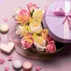 Decorative Flowers 48 Pcs Decoration For Bedroom Butterfly Wall Pansies Childrens Decals Sticker Paper 3d Ornament Bling