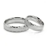 Cluster Rings 925 Sterling Silver Couple Sets With Special Sides Lover Fine Jewelry Finger Ring For Male Female Anniversary Gifts